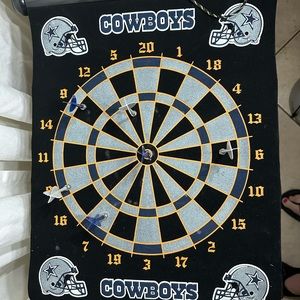 Dallas Cowboys dartboard
